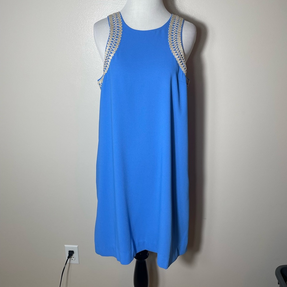 NWT Lilly Pulitzer Blue Amayah Soft Shift Dress (Size 4)